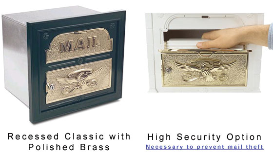 Recessed Locking Classic Faceplate
